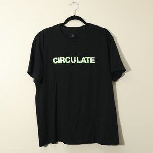 Circulate Vines Logo Tee (L)